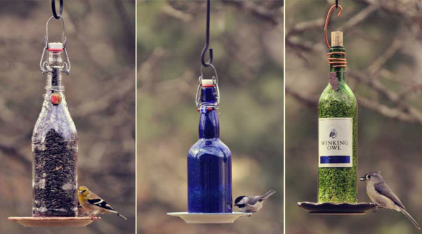 How to Make a Bird-feeder From Water-bottles! (tutorial/instructions)