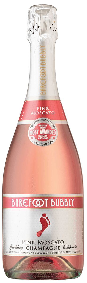 Barefoot Bubbly Pink Moscato Spumante