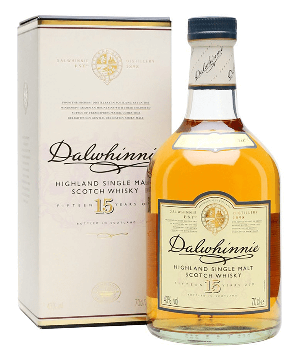 Liquor Whisky 750ML Bremers Scotch 15 | Malt Dalwhinnie and Single - Year Wine Highland Old