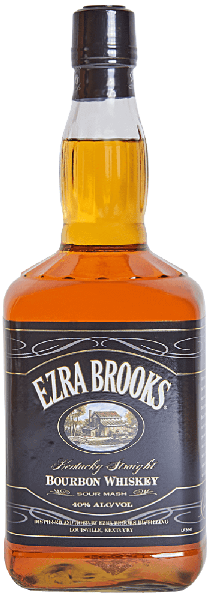 Ezra Brooks Bourbon Whiskey - 90 Proof