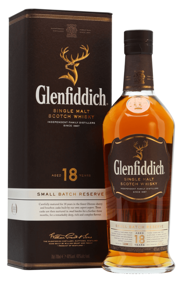 Glenfiddich 18 Year Old Small Batch Reserve - Single Malt Scotch Whisky