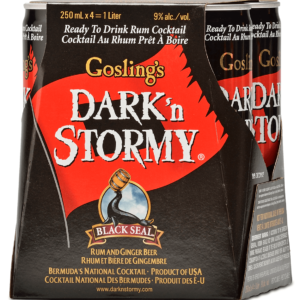 Goslings Dark 'n Stormy Cans  (4 pack)