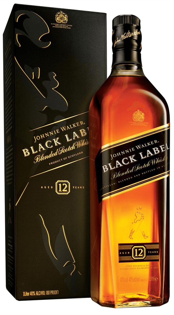 JOHNNIE WALKER BLACK LABEL - ウイスキー