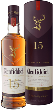 Glenfiddich 15 Year Old Unique Solera Reserve – Single Malt Scotch Whisky – 750ML