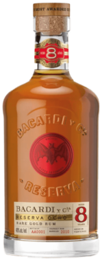 Bacardi Reserva Ocho Gold 8 Year Rum – 1 L