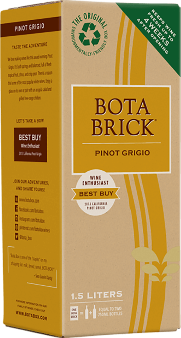 Bota Box Bota Brick Pinot Grigio – 1.5 L