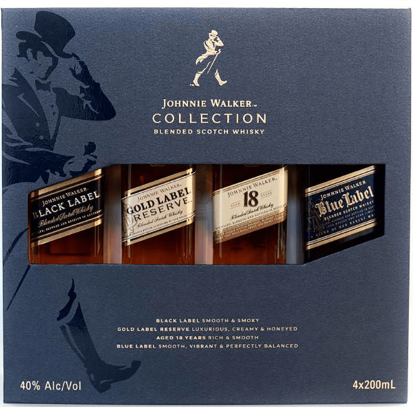 Johnnie Walker Collection 4 pack (200ml) – 800ML
