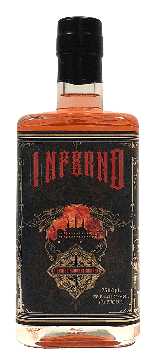 Lock 1 Distilling Co. Inferno Cinnamon Whiskey – 750ML