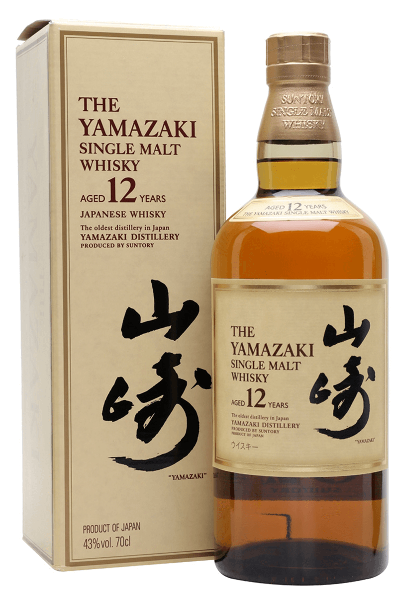 Suntory Yamazaki 12 Year Old Single Malt Japanese Whisky 750ml