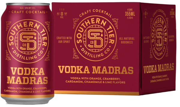 Southern Tier Distilling Vodka Madras – 4 cans (355ML each)