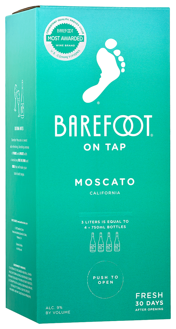 Barefoot Moscato – 3L