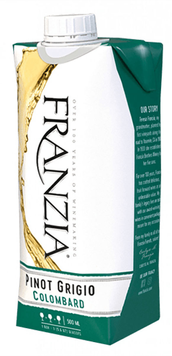 Franzia Pinot Grigio/Colombard – 500ML Tetra