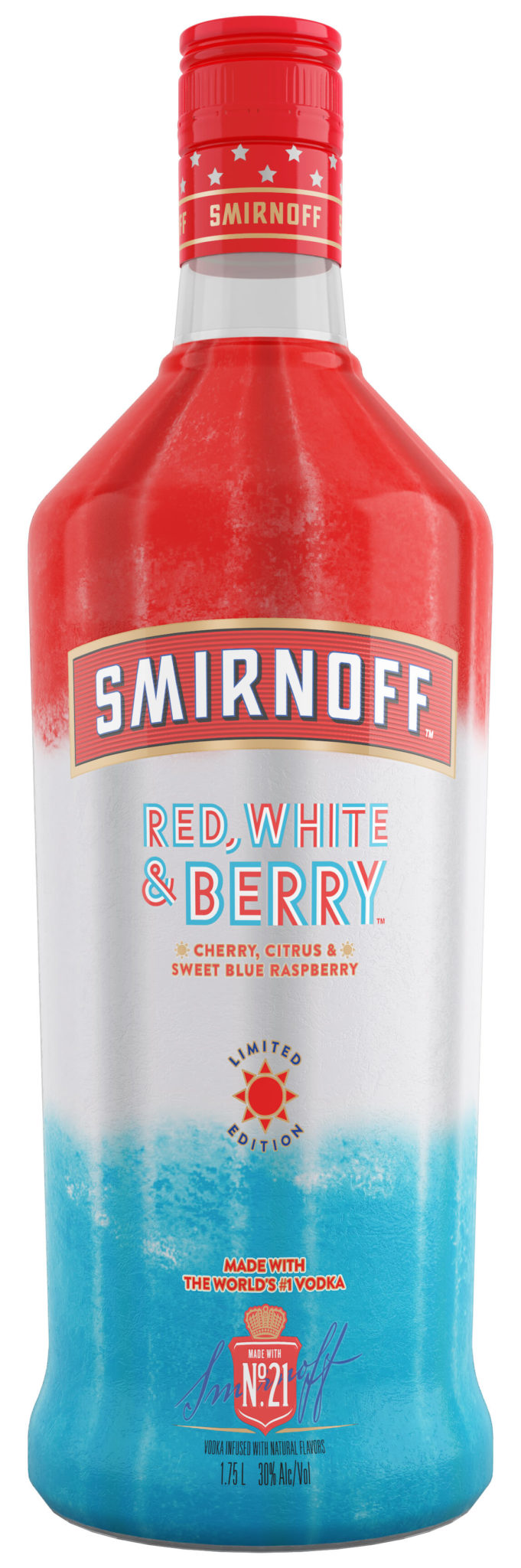 rustfri Jeg vil være stærk enke Smirnoff Red, White and Berry - 1.75L | Bremers Wine and Liquor
