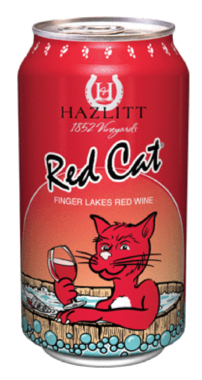 Hazlitt 1852 Vineyards Red Cat Can – 375ML