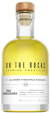 On The Rocks The Jalapeno Pineapple Margarita – 375ML