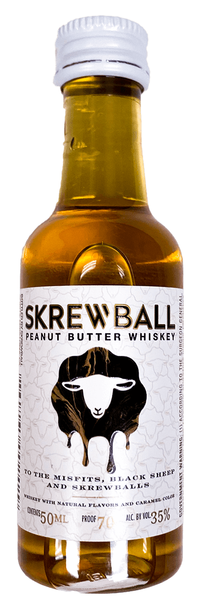 Skrewball Peanut Butter Whiskey - 50ML | Bremers Wine and Liquor