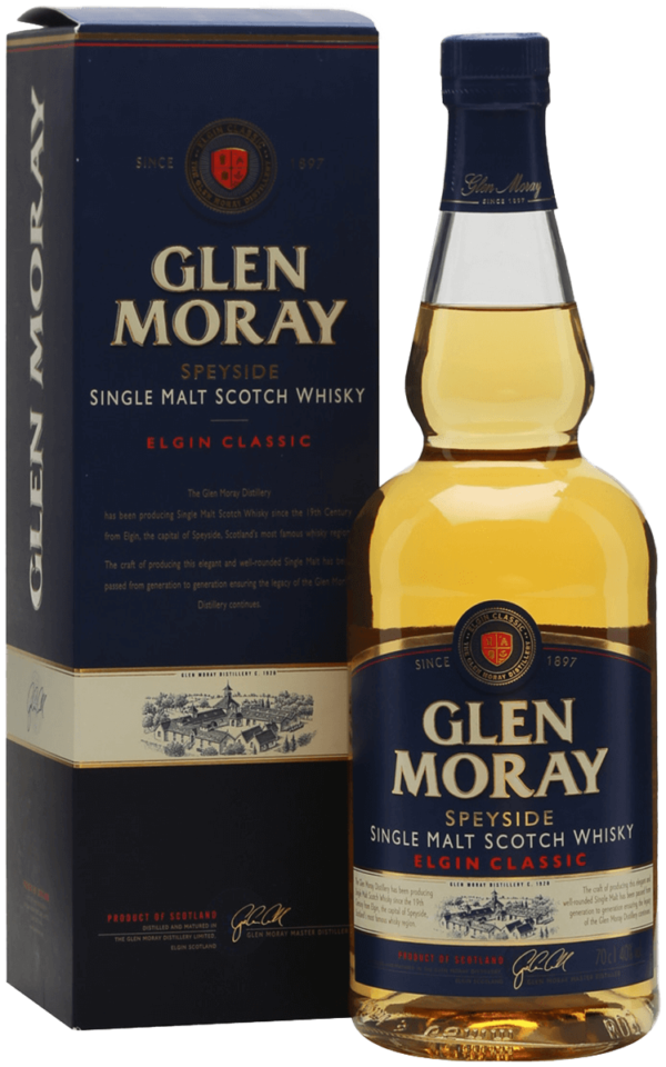 Glen Moray Elgin Classic Single Malt Scotch – 750ML