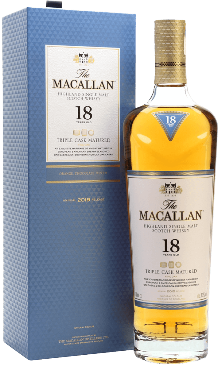 Macallan 18 Year Old Triple Cask Single Malt Scotch 750ml Bremers Wine And Liquor