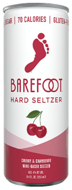 Barefoot Cherry & Cranberry Hard Seltzer – 250ML