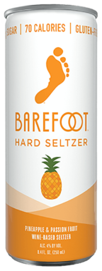 Barefoot Pineapple & Passion Fruit Hard Seltzer – 250ML