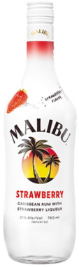 Malibu Strawberry Rum – 1L