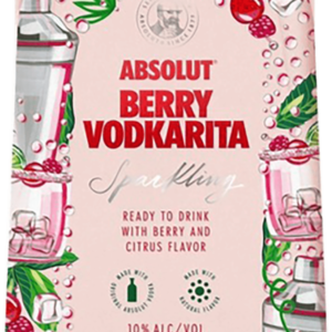 Absolut Cocktail Berry Vodkarita Cans – 4 Pack 355ML