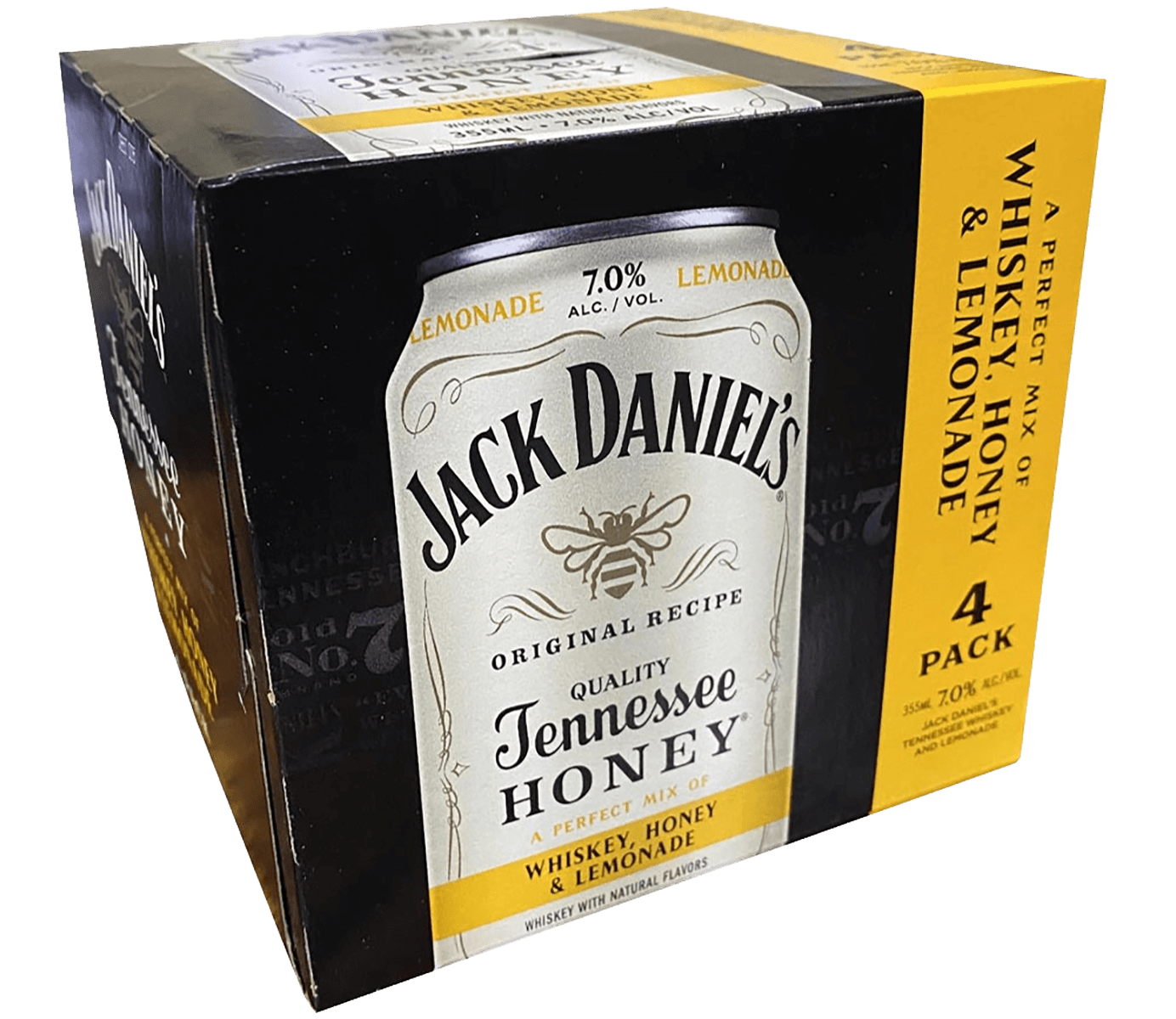 Jack Daniel's Honey & Lemonade - 355ML 4 Pack