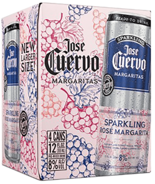 Jose Cuervo Sparkling Margarita Rosé – 200ML 4 Pack