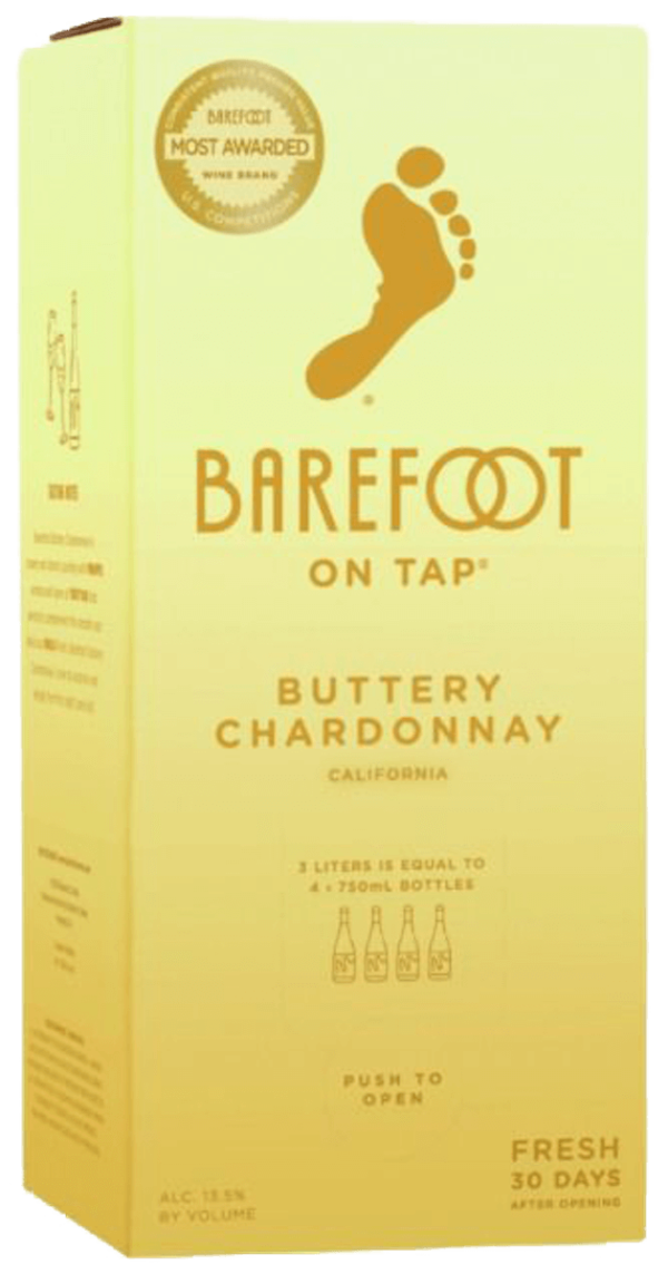Barefoot Buttery Chardonnay – 3LBox