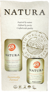 Natura Cabernet / Chardonnay – 750ML Gift Set