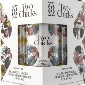 Two Chicks Vodka Fizz (4Pack) – 355ML