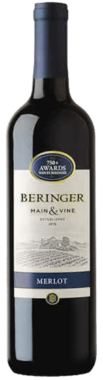 Beringer Main & Vine Merlot (15 case) – 750ML