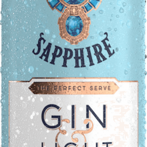 Bombay Sapphire Gin & Tonic Light – 250ML 4 pack Cans