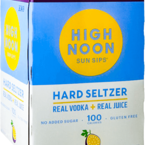 High Noon Passion Fruit Vodka & Soda – 12OZ 4 Pack