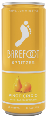 Barefoot Refresh Pinot Grigio Spritzer – 250ML
