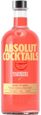 Absolut Cocktail Raspberry Lemonade – 750ML
