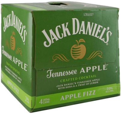 Jack Daniel’s Apple Fizz – 355ML 4 Pack