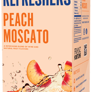 Franzia Peach Moscato Refresher – 3LBOX