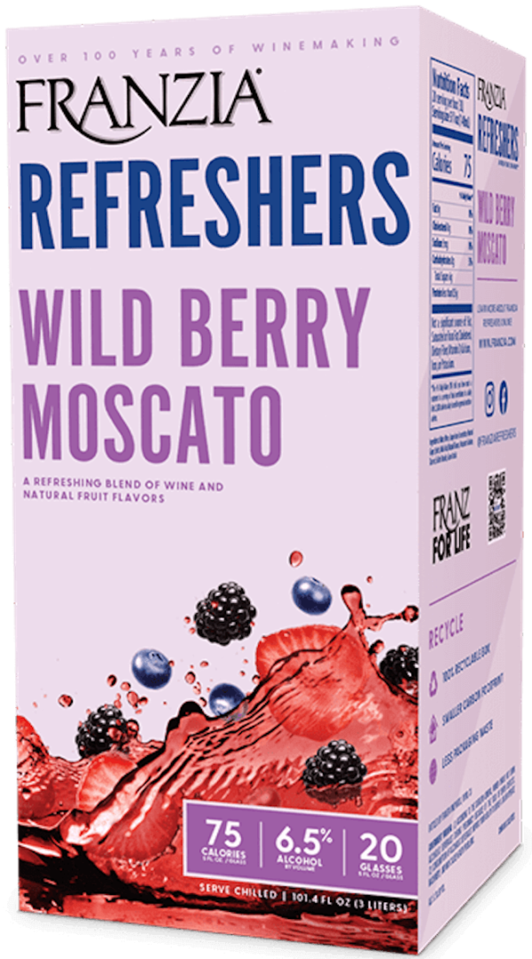 Franzia Wild Berry Moscato Refresher – 3LBOX
