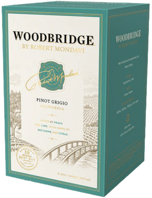 Woodbridge by Robert Mondavi Pinot Grigio White Wine – 3LBox