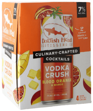 Dogfish Head Vodka Crush Soda – 355ML 4 Pack