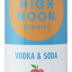 High Noon Peach Vodka & Soda – 750ML