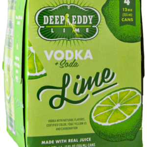 Deep Eddy Lime Vodka Soda – 355ML 4 Pack