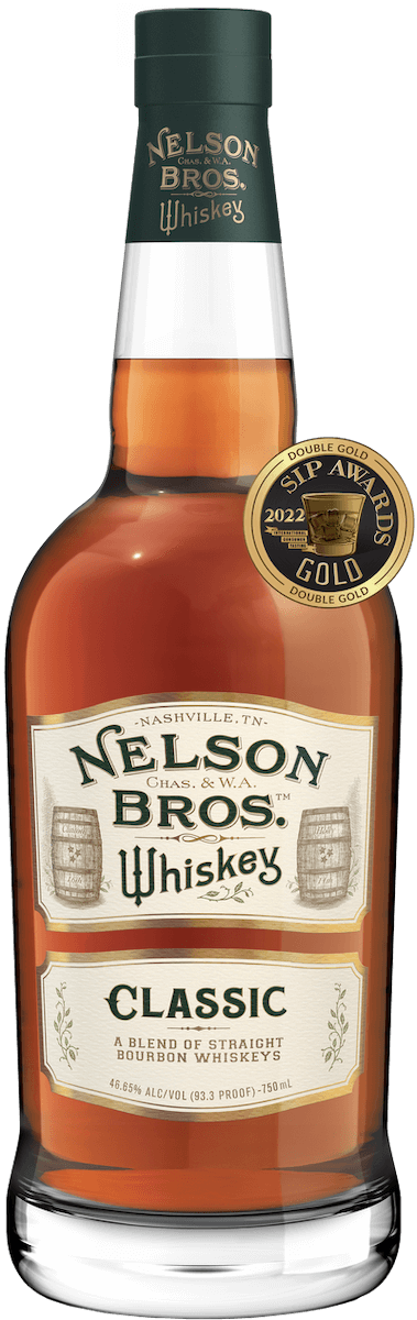 Bottle of Nelson's Brother bourbon whiskey.