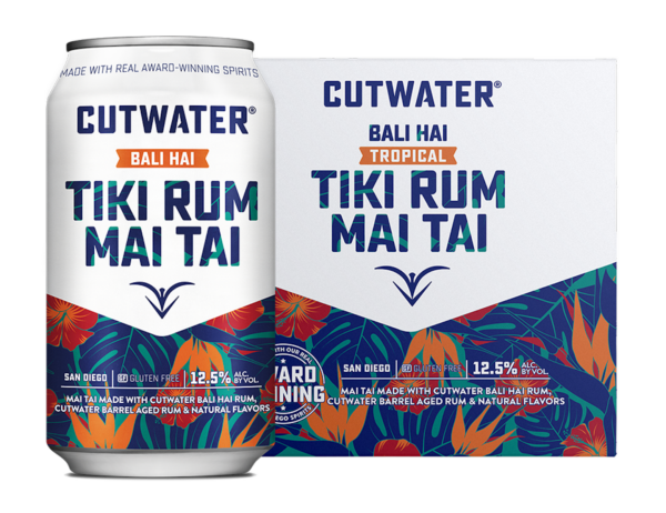 Cutwater Spirits Tiki Rum Mai Tai 4Pack – 355ML