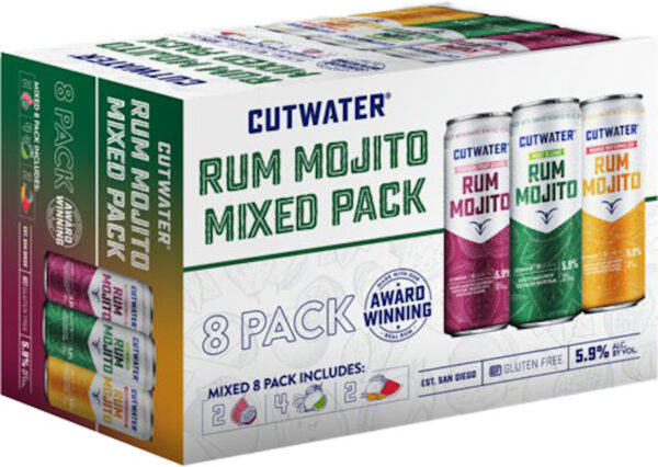 Cutwater Spirits Rum Mojito Variety 8-pack