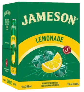Jameson Lemonade Cocktail 4 Pack – 355ML
