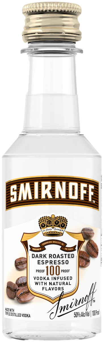 Smirnoff Espresso 100 Proof Vodka – 50ML