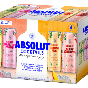 Absolut Cocktail Variety 8-Pack – 355ML