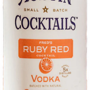 Austin Cocktails Fred’s Ruby Red Cocktail 4-Pack – 250ML